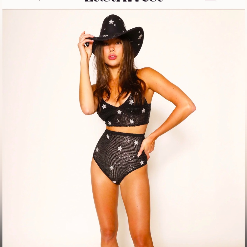 Star Sequin Bra Top